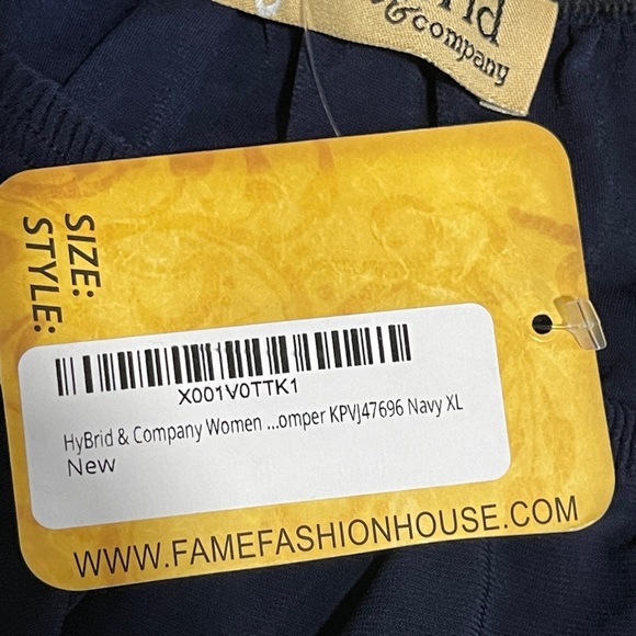 *Hybrid & Company Women's Off the Shoulder Jumpsuit Sz XL - Picture 6 of 16